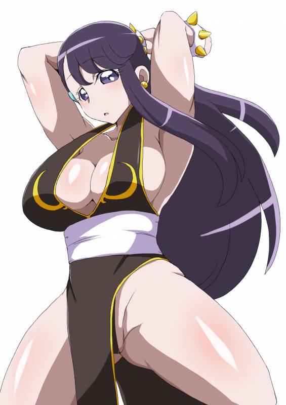 chun-li+cure moonlight+tsukikage yuri