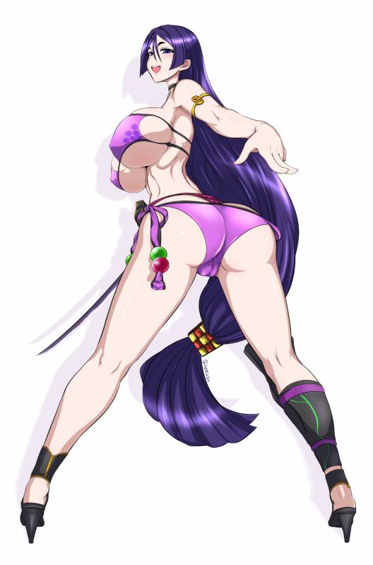 minamoto no raikou (fate grand order)+minamoto no raikou (swimsuit lancer) (fate)