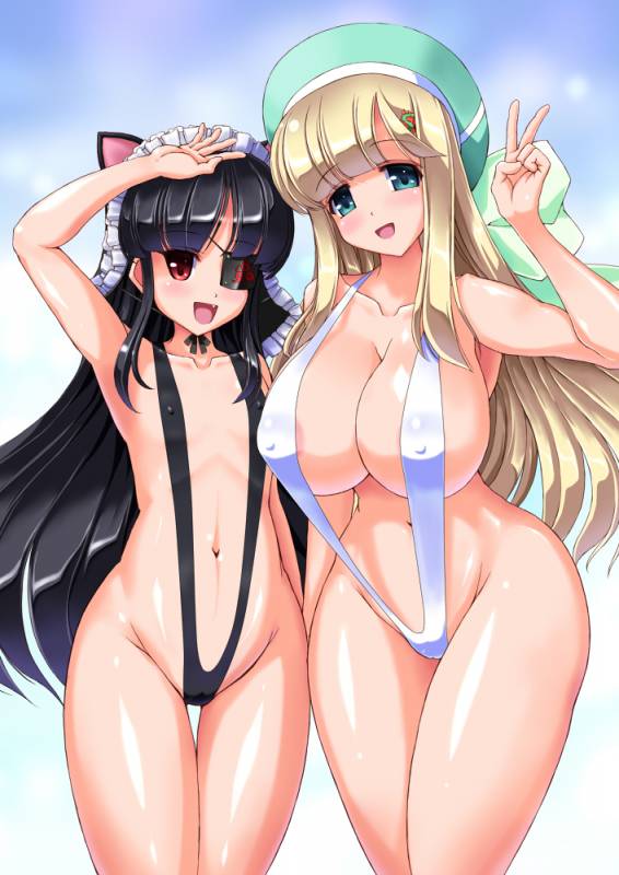 mirai (senran kagura)+yomi (senran kagura)