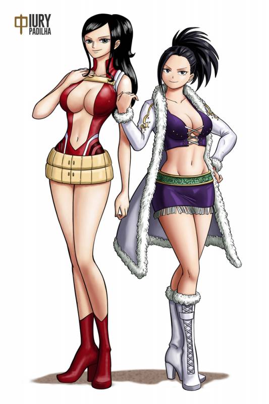 nico robin+yaoyorozu momo