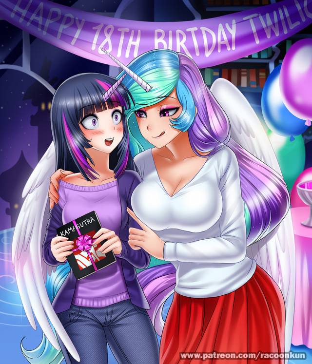 princess celestia+twilight sparkle