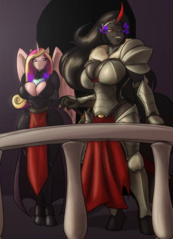 king sombra+princess cadance