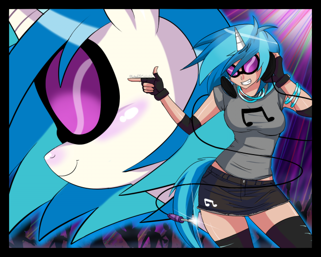 dj pon-3+vinyl scratch