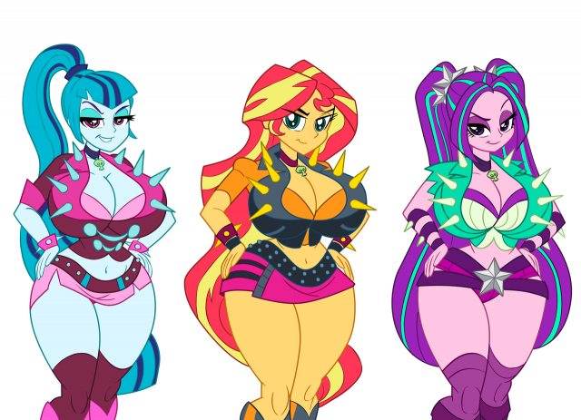 aria blaze+sonata dusk+sunset shimmer