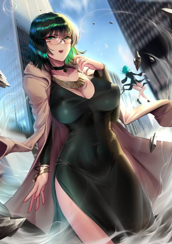 fubuki (one-punch man)+tatsumaki