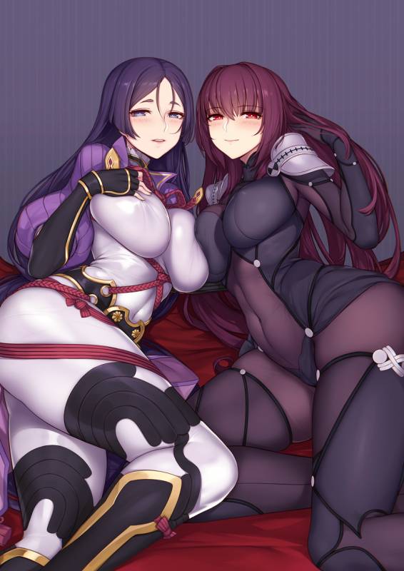 minamoto no raikou (fate grand order)+scathach (fate) (all)+scathach (fate grand order)