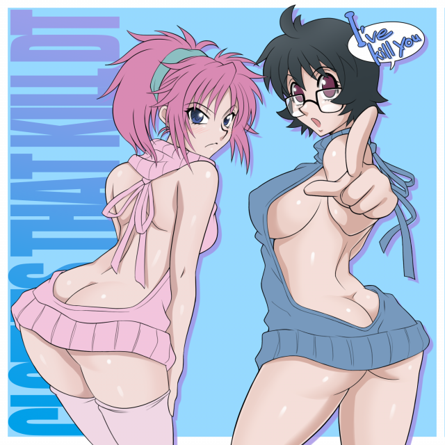 machi (hunter x hunter)+shizuku (hunter x hunter)