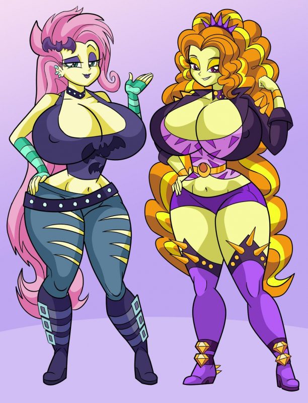 adagio dazzle+fluttershy