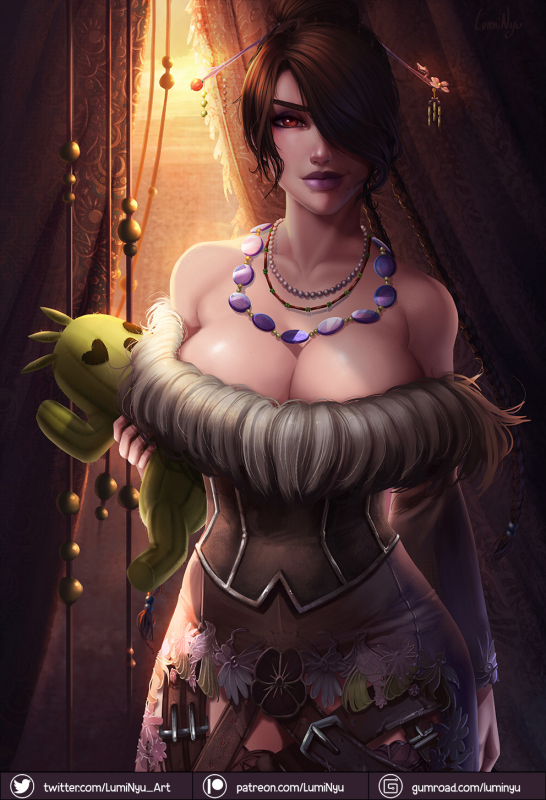 cactuar+lulu (final fantasy)