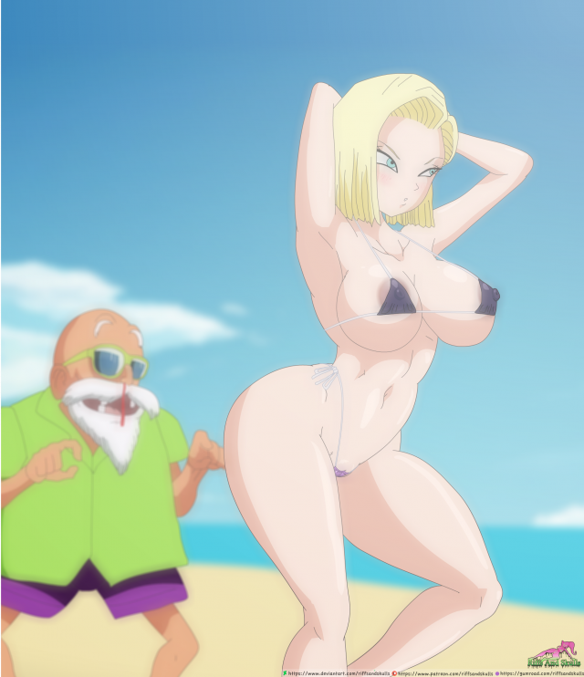 android 18+master roshi