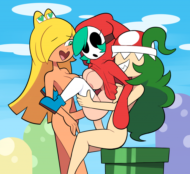 koopa+piranha plant+shy gal+shy guy