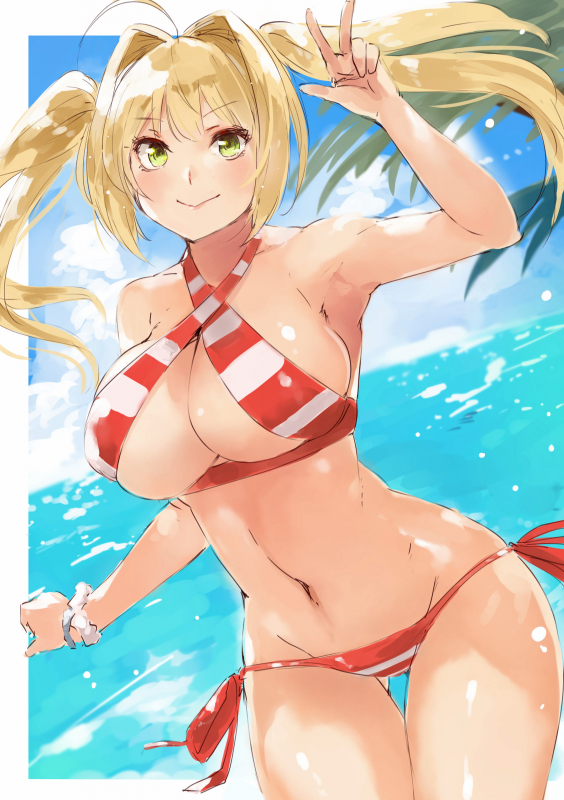 nero claudius (fate)+nero claudius (fate) (all)+nero claudius (swimsuit caster) (fate)