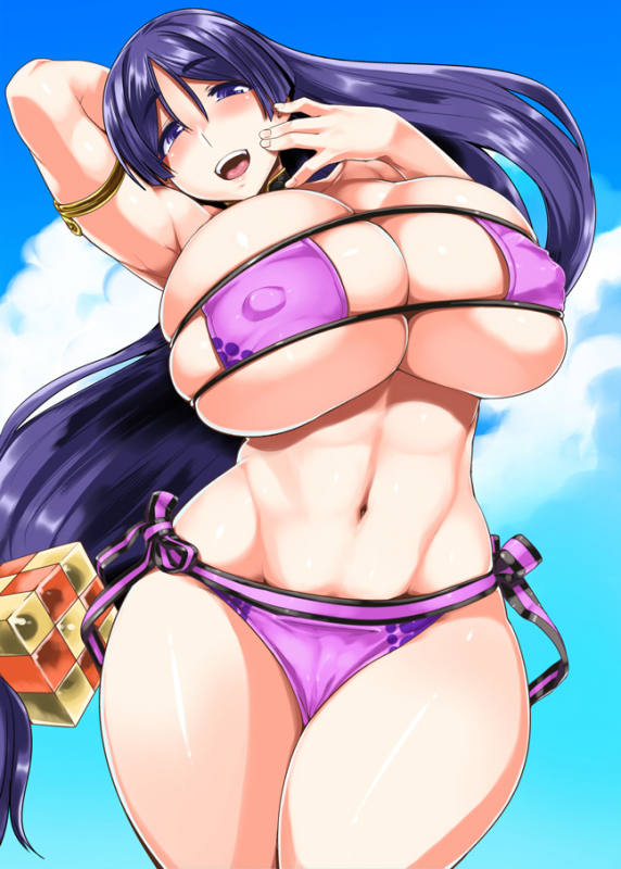 minamoto no raikou (fate grand order)+minamoto no raikou (swimsuit lancer) (fate)