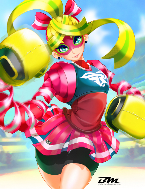 ribbon girl+ribbon girl (arms)