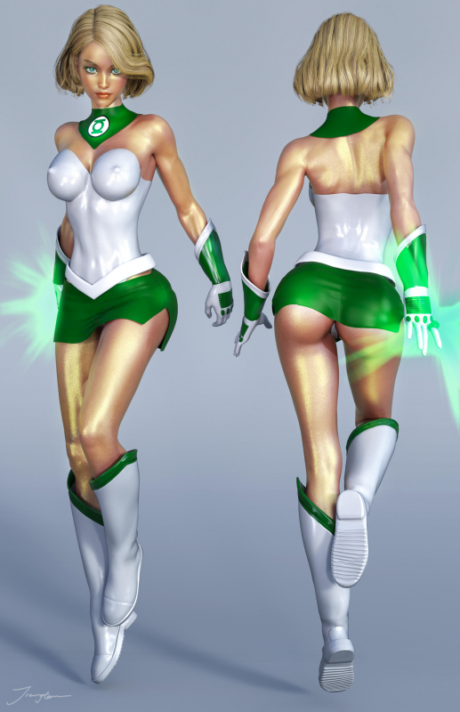 arisia rrab+green lantern