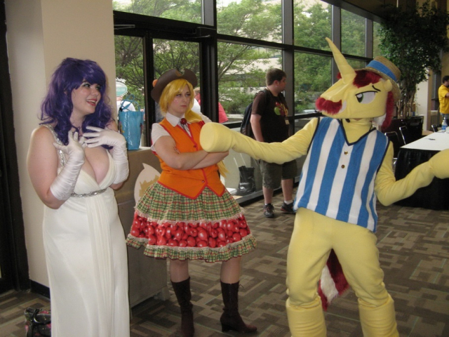 applejack+flam+rarity